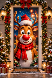 🎁 ¡Completa tu Navidad! Forro Decorativo para Puerta