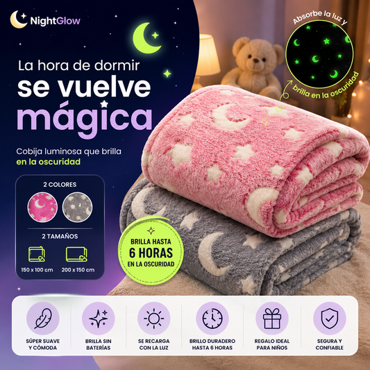 Cobija Luminosa Brilla Oscuridad 160x180