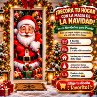 🎁 ¡Completa tu Navidad! Forro Decorativo para Puerta