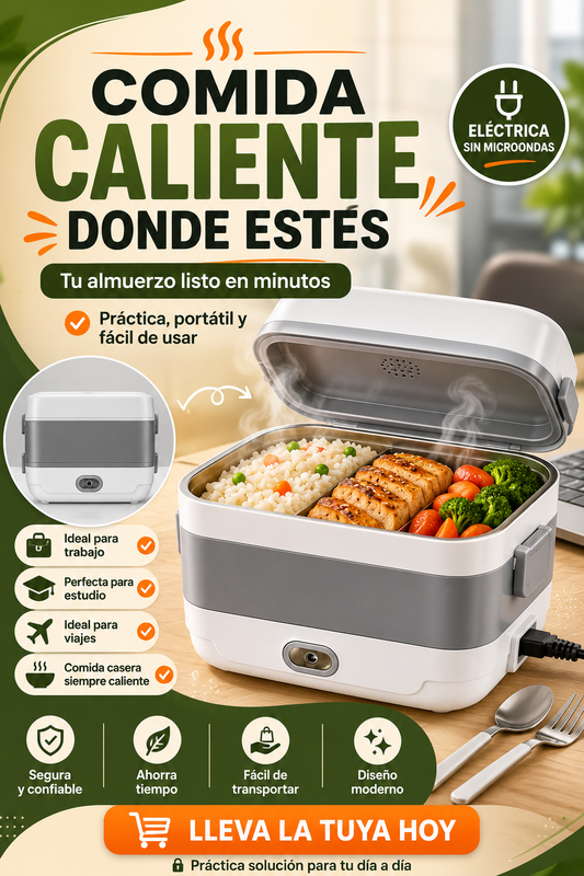Lonchera Eléctrica Portátil para Comida Caliente