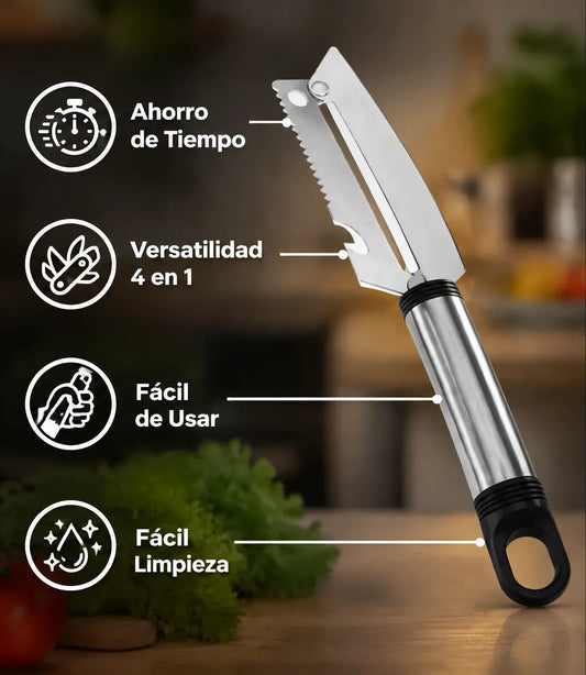 Cortador 4 En 1 Pelador Multifuncional