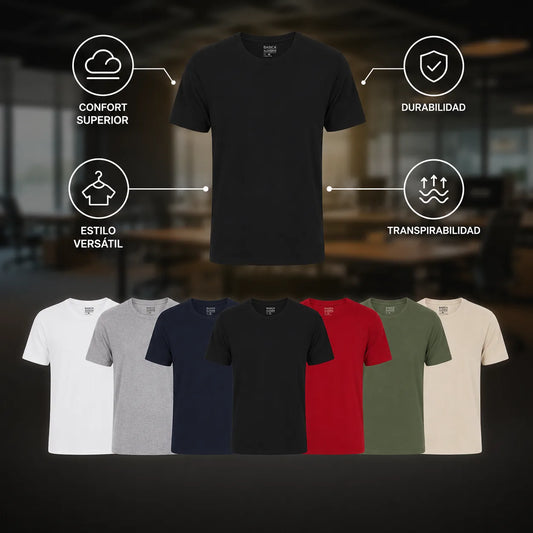 Daily Comfort 165 – Camiseta Básica de Algodón
